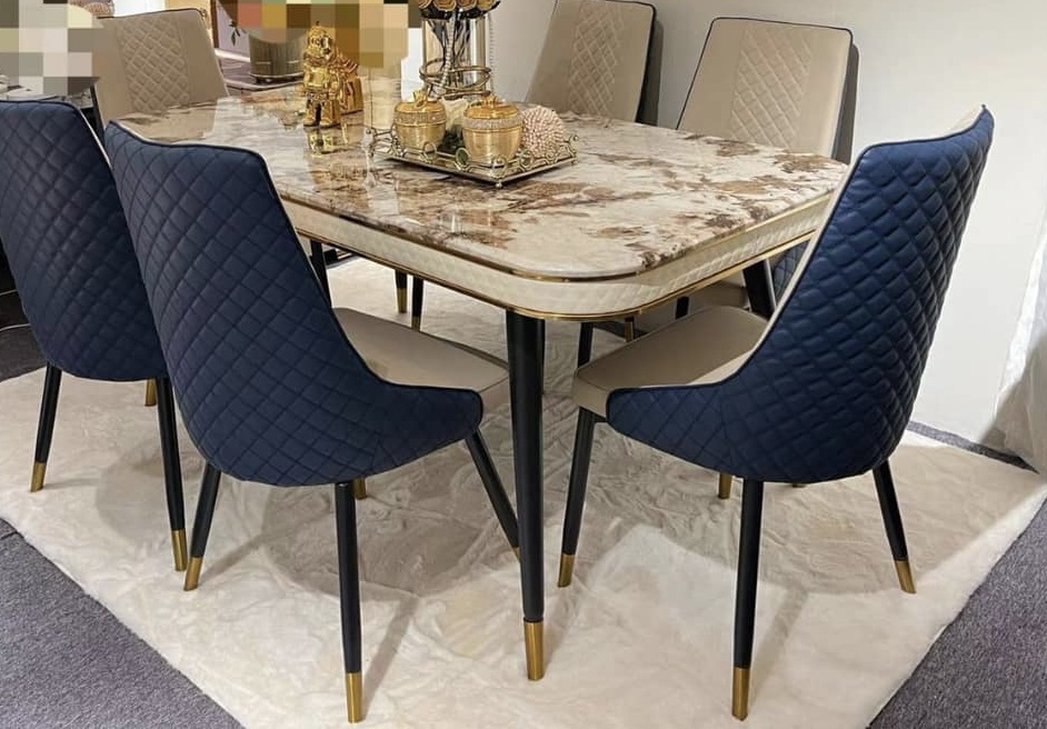 Luxury Marble Dining Table set