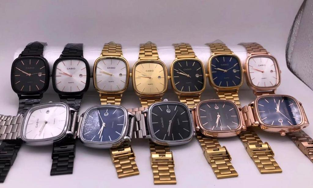 Casio square dial outlet watches