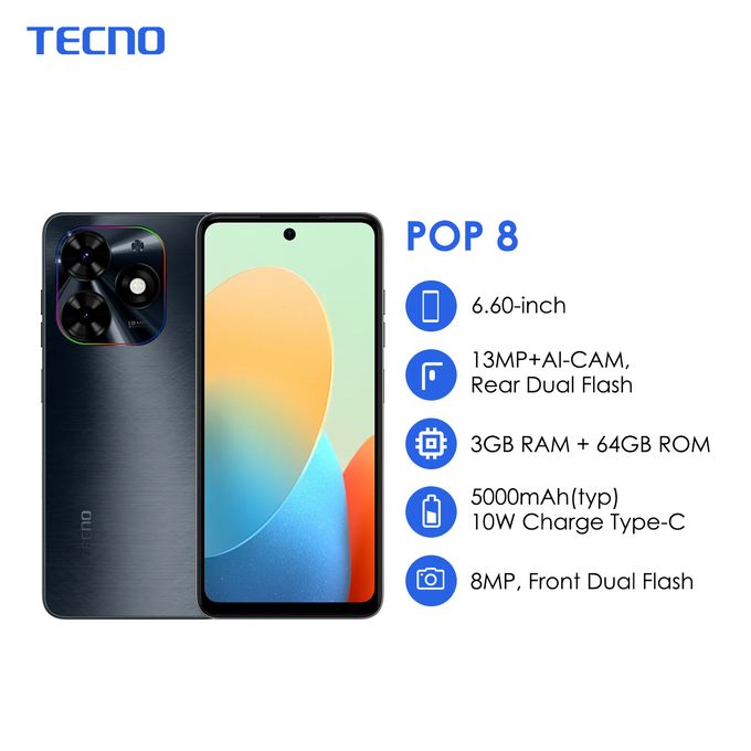 Tecno Pop 8 (BG6 64gb/3gb)